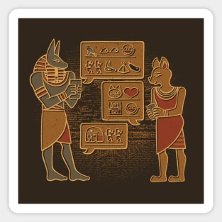 Hieroglyph Chat App by Tobe Fonseca Sticker